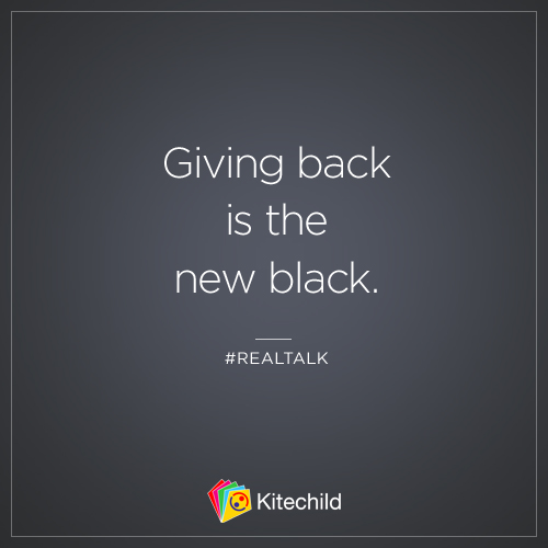 Giving Back Is The New Black